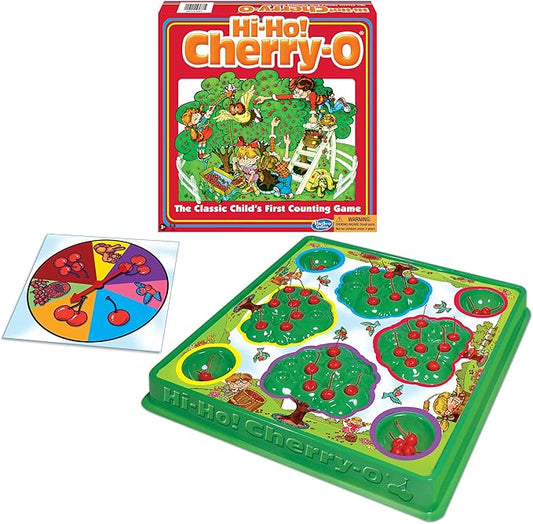 Hi-Ho Cherry-O, Classic Childrens Counting Game, by Winning Moves Games USA | Have Fun & Learn To Count, 2 to 4 Players, Ages 3+