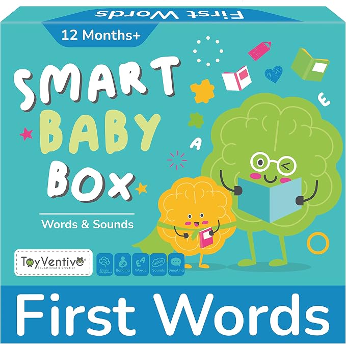 Busy Book for Toddlers 1-3, Books for 1 Year Old, Toddler Busy Book with 4 Books, 2 Sets of Flash Cards, 2 Puzzles & Matching Game, Learning Toys for 1 Year Old, Montessori Preschool Activity Set