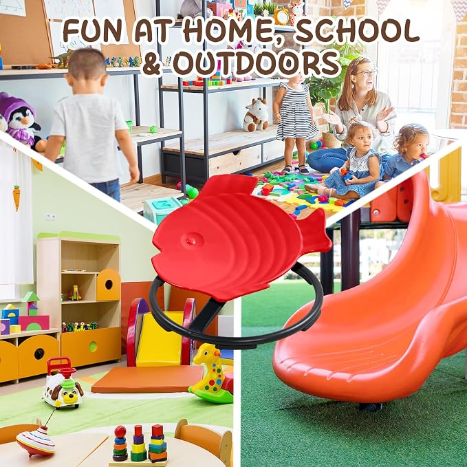 Autism Sensory Spinning Swivel Chair for Autistic Kids | 360° Spin Seat Toy,Sit and Spin Chair for Balance and Motion Training, Supports Up To 220 Lbs,Sensory Products,Age 3+