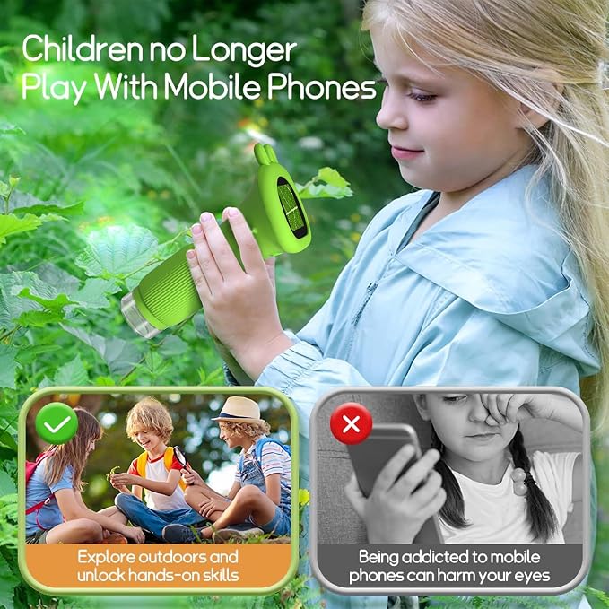WINWEND Kids Microscope Pocket Microscope -1000X Portable Microscope for Kid | Photo and Video Mini Microscopes | 2'' Digital Little Scientist Microscopes for 3-10 Age Years Old Boys Girls Toys Gifts