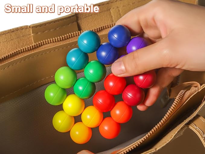 AIUAZA Autism Sensory Toys for Autistic Children, Fidget Toys for Adults Kids , Autism Toys for Toddlers 3-4, Airplane Car Travel Toys for Kids Ages 3-5, Colour