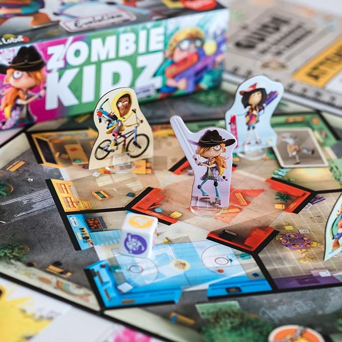 Zombie Kidz Evolution #1 Kids Game on BoardGameGeek Work Together to Fight Zombies Cooperative Game for Kids and Families That Grows Everytime You Play Ages 7+ 2-4 Players 15 Minutes