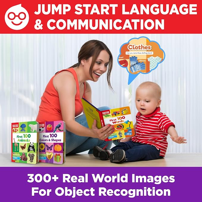 Doctor Jupiter My Big Box of Learning for Kids Ages 1-3 Year Old | Set of Board Books and Fun Activities, Birthday Gift Ideas for Boys & Girls 1,2,3, Year Olds, Toddler Educational Activities