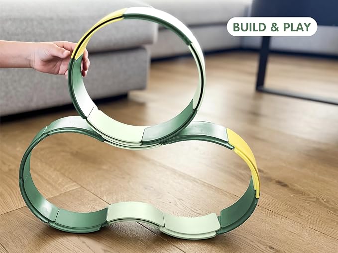 Arches - Starter Set 18 Pieces from Toys – 100% Recycled Modular Building Toy - Made in Europe – Creative Open-Ended Play for Kids 3+