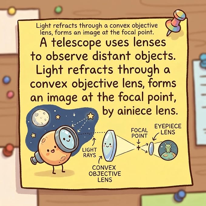 STEM DIY Binoculars Kit - Build & Explore Optics, Astronomy | Build a real working binoculars! Explore convex & concave lenses. Perfect for budding astronomers. Hands-on physics fun!