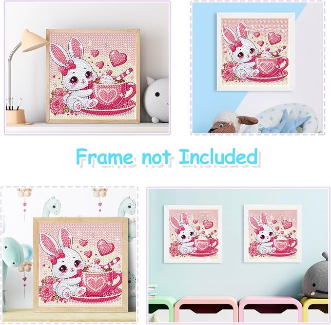 Nardoll Diamond Art Kits - Arts and Crafts - Diamond Art Painting with Wooden Frame - GEM Art for Girls Boys Adults Beginners Home Wall Decor Gifts