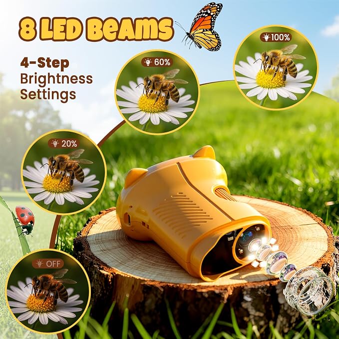 Handheld Digital Mini Microscope for Kids: 1000X 4K 2.4" Microscopes Toys | Portable Pocket STEM Electronic Learning Educational Science Kit 8-12 Birthday Gift 4 5 6 7 Year Old Boy Girl