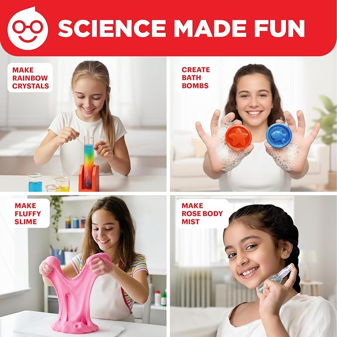 Doctor Jupiter Girls' Ultimate Science Experiments Kit for Kids Ages 8+ | Birthday Gift Ideas for Girls 9, 10, 11, 13, 14, 135+ Experiments, Science Kits for Kids Ages 8-12, Learning, Educational Toy