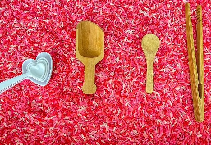 Kids Sensory Bins Montessori Sensory bin, Sensory Toys, Sensory Bins, Sensory Bin for Preschoolers (Valentine Day Measuring Cups)