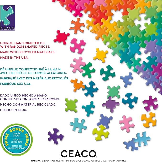 Ceaco - Yum Yum - 300 Large Piece Jigsaw Puzzle for Adults | Art by Eduard, Made in USA, Includes Poster, Giftable, Frameable