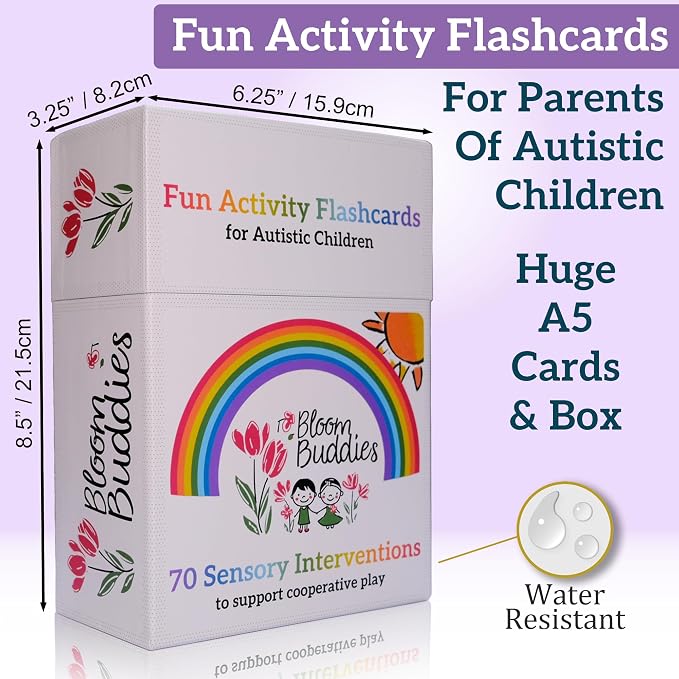 70 Fun Sensory Games & Activities for Parents of Children with Autism ADHD. Sensory Play Ideas for Caregivers of Kids on the Spectrum. A Sensory Intervention Gift for Send Teachers
