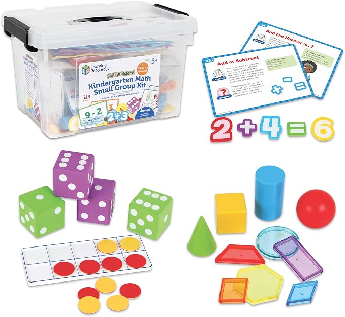 Learning Resources Skill Builders Kindergarten Math Small Group Kit