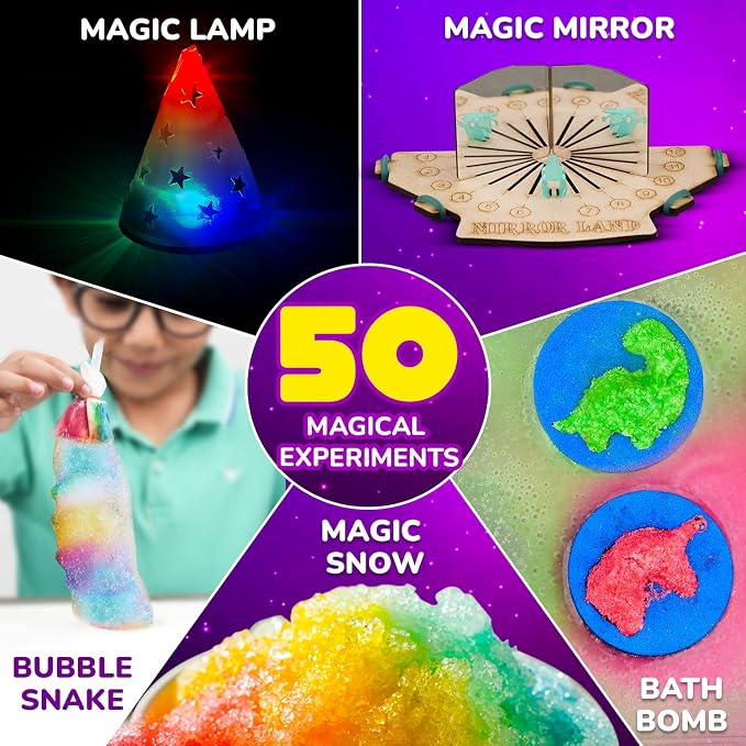 Smartivity Magic Science Kit for Kids Ages 4, 5, 6, 7, 8 Years | 50+ Amazing Science Experiments I Birthday Gifts for Boys & Girls | I Educational Toy for Kids Age 4-8 Years Old | 50+ Amazing Science Experiments | Educational STEM Toy | Birthday Gift f...