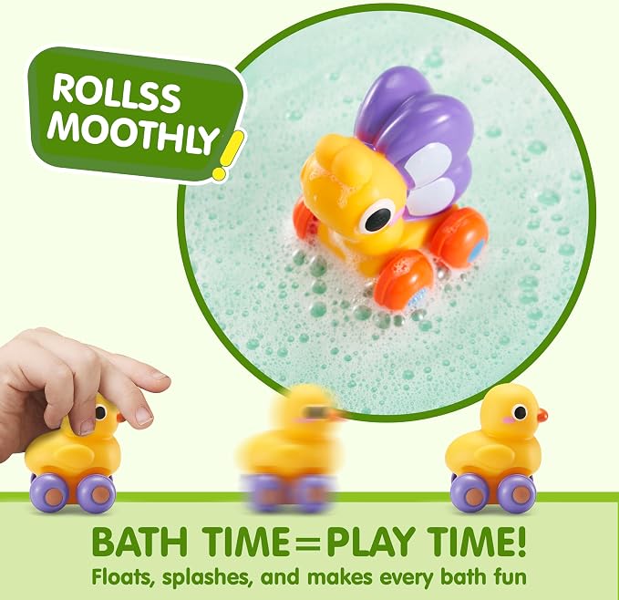JOYIN Animal Cartoon Cars, Soft Rubber Toy Car Set, Mini Vehicles, Bath Toy Car for Kids, Gift for Boys and Girls, Summer Beach and Pool Activity, Party Favors for Kids