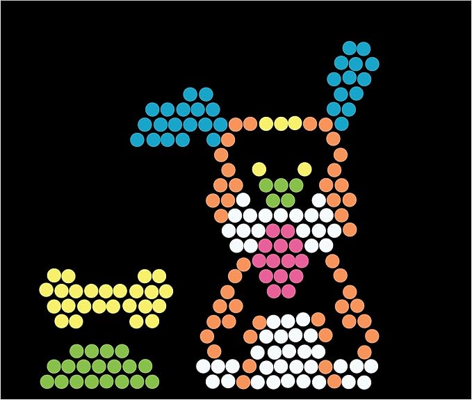 Lite Brite Peg and Template Refill Pack, Light Up Drawing Board Accessories, LED Drawing Board Pegs with Colors, Toys for Creative Play, Light Toys for Kids Aged 4 +