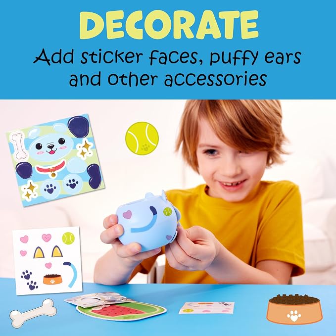 Creativity for Kids Plant-A-Pet: Puppy Toys for Girls - Mini Gifts for Girls, Arts and Crafts for Kids, DIY Activity Set & Screen Free Summer Fun (Ages 6+)