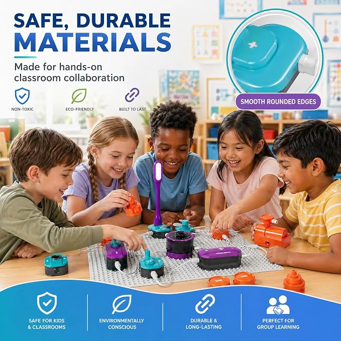 STEM Science Circuit Exploration Kit for Kids | 450+ DIY Project, Educational STEM Toy, Christmas Birthday Gift for Age 6+