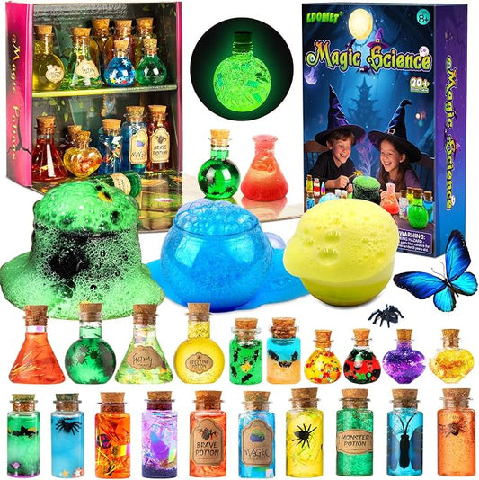 LDomet Science Magic Potions Kit for Kids Age 8-12 | 20+ Potion Experiments Making, Fairy Magic Potions Craft Kit, Creative Educational, Birthday Gift