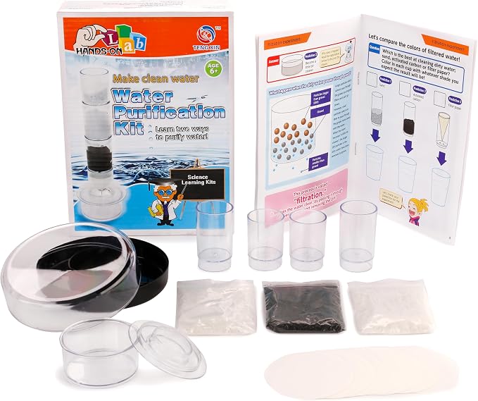 AmScope M30-ABS-KT2-W-KVB1 1200X White Metal Arm Starter Microscope Kit | 120X-1200X Magnification Range