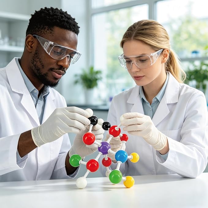 Molecular Model Kit(240 Pieces),Organic Chemistry Model Kit for Organic and Inorganic Chemistry Learning,Chemistry Set,A Fullerene Set