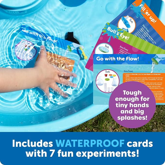 Learning Resources Splashology Water Lab | Science Kit, STEM Playtime, Water Activities, 19 Pieces, Ages 3+