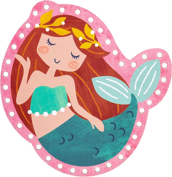 Stephen Joseph Lacing Cards, Mermaid