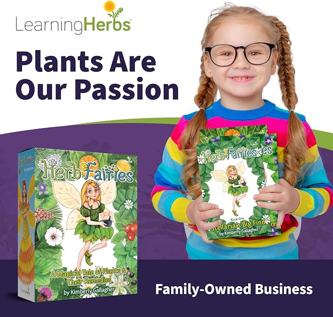 Herb Fairies 13 Plant Story Books Set, Includes a Digital Learning System | Fairy Books for Kids, Children’s Books About Fairies, Audiobooks, Crafts, Printables & Games, Interactive Educational Stories