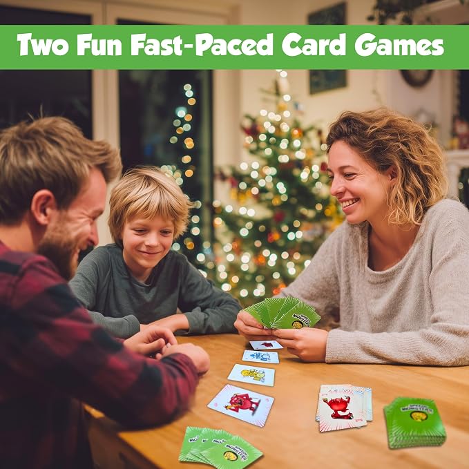 Speedy Monsters-Card Games for Kids Ages 4-8, Fast-Paced Monster Match Game | Two Games in a Box. No Reading Required. No Turns, Simultaneous Play. Builds Agility, Memory & Pattern Skills. 2-6 Players