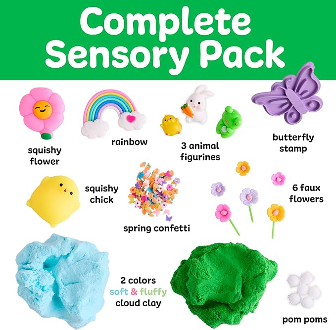 Creativity for Kids Sensory Pack: Garden Friends, Screen Free Summer Activities & Sensory Toys for Toddlers, Toddler Activities & Pretend Play Summer Fun (Ages 3+)