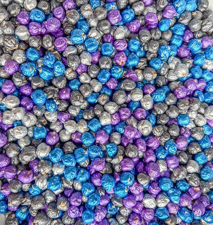 Colored Chickpeas for Sensory Play and Sensory Bins - Many Different Seasonal Colors (4 Cups, Outer Space 2)