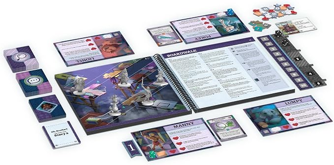 Stuffed Fables Oh Brother! Board Game EXPANSION - Exciting Narrative Adventure! Cooperative Strategy Game for Kids & Adults, Ages 7+, 2-4 Players, 60-90 Minute Playtime, Made by Plaid Hat Games