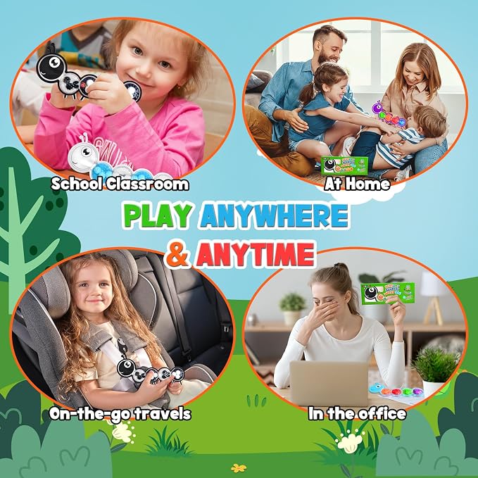 3Pcs Color Sorting Sensory Toys for Kids with Autism Toddler Toys for Airplane Travel Road Trip Preschool Montessori Toys Fine Motor Skills B Easter Basket Stuffers Gifts for Kids Boys Girls
