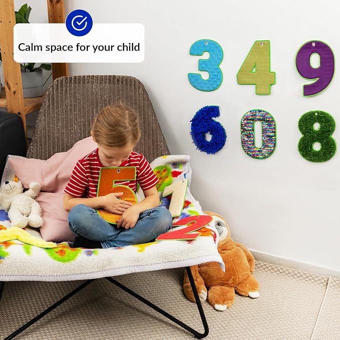 ODOXIA Sensory Mats for Autistic Children | Wall Tiles With Different Textures & Colors | Sensory Rug | Panel for Kids