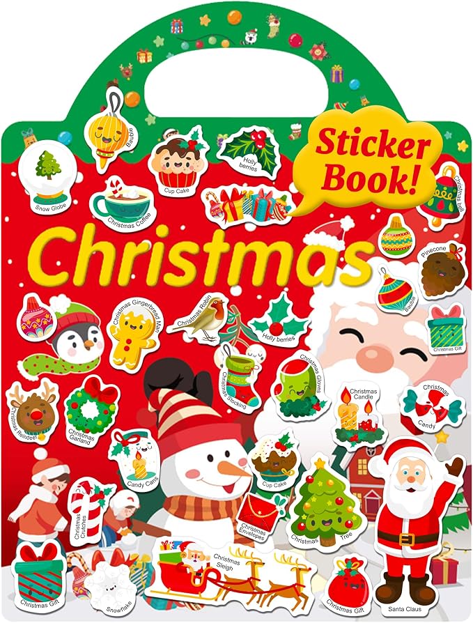 Benresive Reusable Sticker Book for Toddlers, Travel Stickers for Kids | Toddler Travel Activities Toys, Birthday Gifts for Boys & Girls, Airplane Travel & Road Trip Essentials Kids