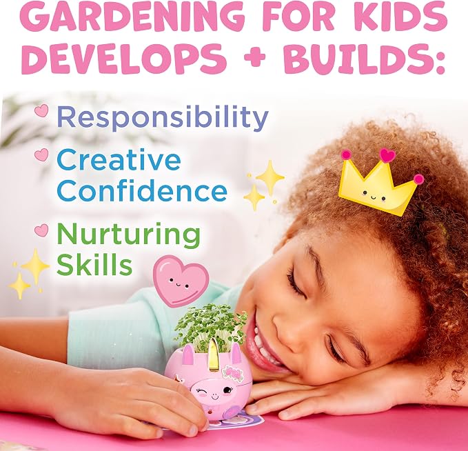 Creativity for Kids Plant-A-Pet Unicorn, Mini Garden Kit (Ages 6+)