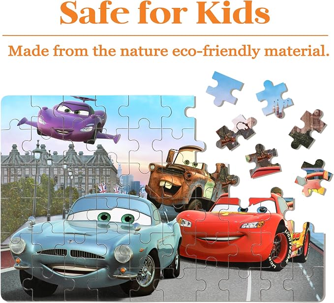 Puzzles for Kids Ages 4-8 60 Pieces Jigsaw Puzzles for Boys and Girls | Educational Learning Puzzles in Metal Box