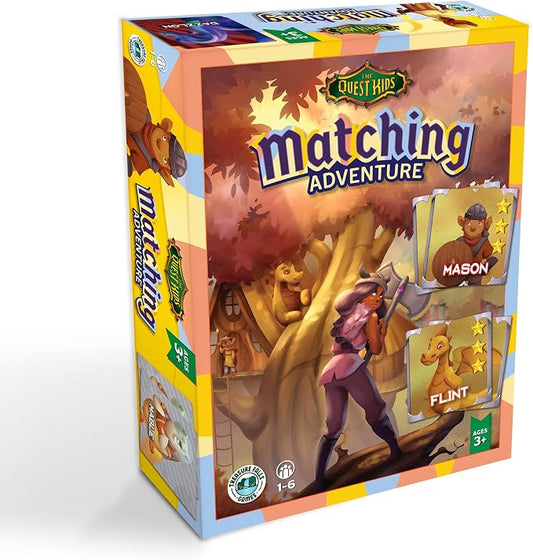 Matching Adventure Memory Game, Matching Games for 3 Year Olds and Up, Fantasy-Inspired Strategy and Concentration Game