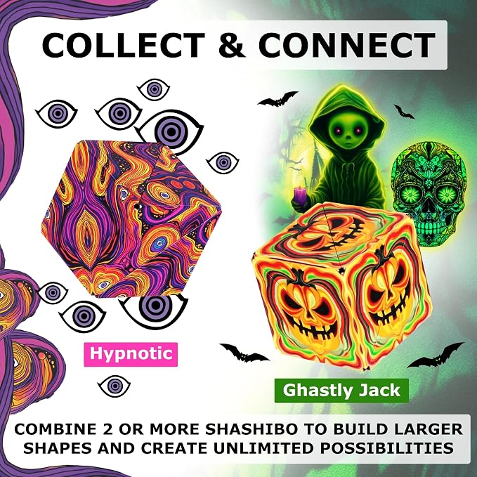 Shashibo DODECA Magnetic Puzzle Cube, Stress Relief Fidget Toy | 100+ Possible Shapes, Sensory Fidget Toy For Adults & Kids, Fun Shape Shifting Puzzle Box For All Ages