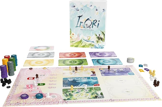 Inori Board Game | Cooperative & Competitive Worker Placement Strategy Game, Fun Family Game for Kids and Adults, Ages 10+, 2-4 Players, 40 Mins