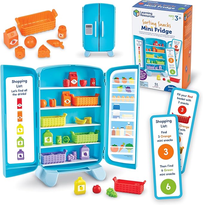 Learning Resources Sorting Snacks Mini Fridge