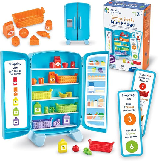 Learning Resources Sorting Snacks Mini Fridge