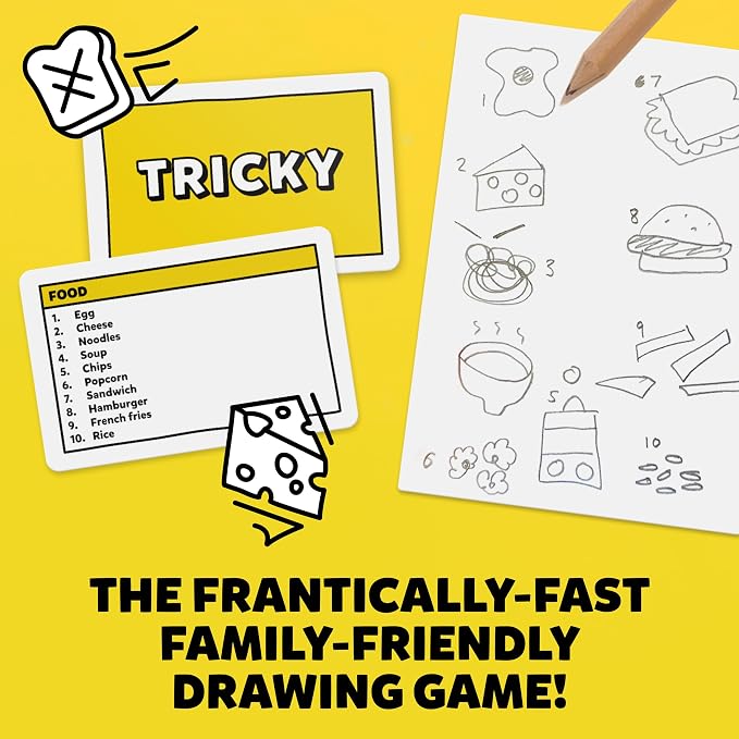 Six Second Scribbles: The frantically Fast and fantastically Fun Drawing Game | A Family Friendly Party Game for Children, Teens and Adults (New Edition)