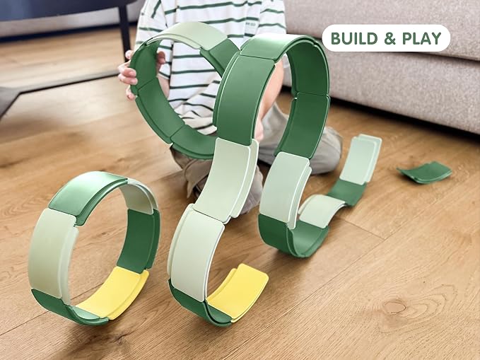 waytoplay Arches - Creator Set 36 Pieces from Toys – 100% Recycled Modular Building Toy - Made in Europe – Creative Open-Ended Play for Kids 3+