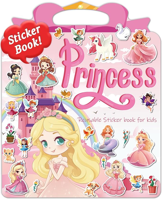 Benresive Reusable Sticker Book for Toddlers, Travel Stickers for Kids | Toddler Travel Activities Toys, Birthday Gifts for Boys & Girls, Airplane Travel & Road Trip Essentials Kids