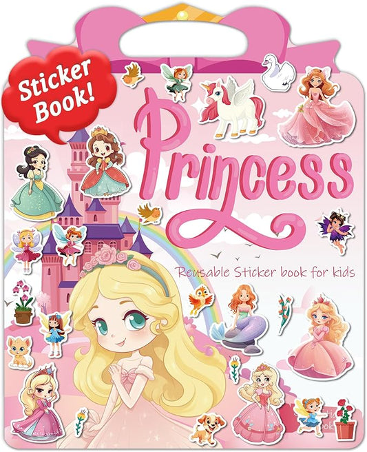 Benresive Reusable Sticker Book for Toddlers, Travel Stickers for Kids | Toddler Travel Activities Toys, Birthday Gifts for Boys & Girls, Airplane Travel & Road Trip Essentials Kids