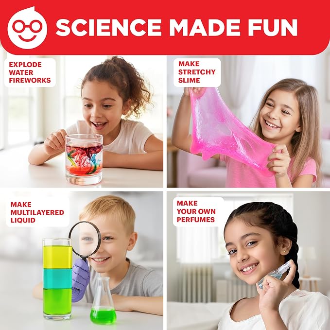 Doctor Jupiter My First Science Experiments Kit for Kids Ages 4+ | Birthday Gift Ideas for Boys & Girls 4, 5, 6, 7, 8 Year Olds, Science Kits for Kids Ages 5-7, STEM Educational Toys