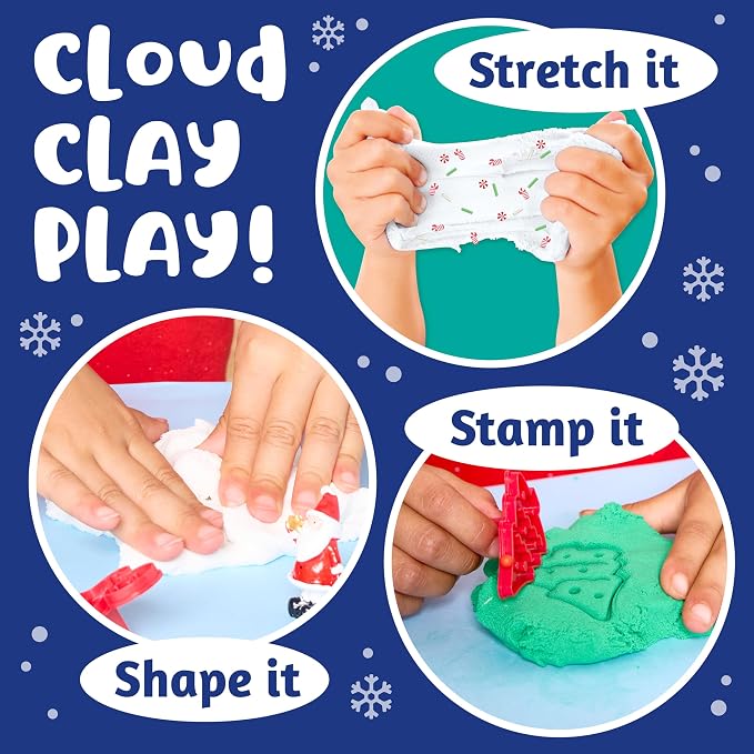 Creativity for Kids Sensory Pack: Christmas - Activities for Kids, Toddler Stocking Stuffers & Sensory Bin Filler, Travel Toys for Toddlers (Ages 3+)