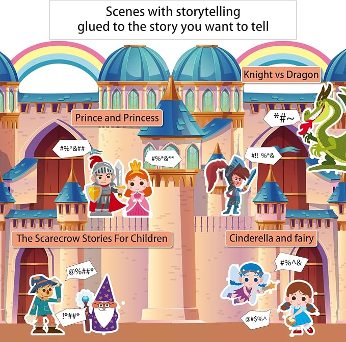 Kalysky Dress Up Sticker Books for Girls Ages 2-4 4-8, Reusable Puffy 3D Sticker Books for Toddlers 2-4 Years, Include Princess Mermaid Fairy and Fashion Girl,Activity Book for Toddlers 1-3