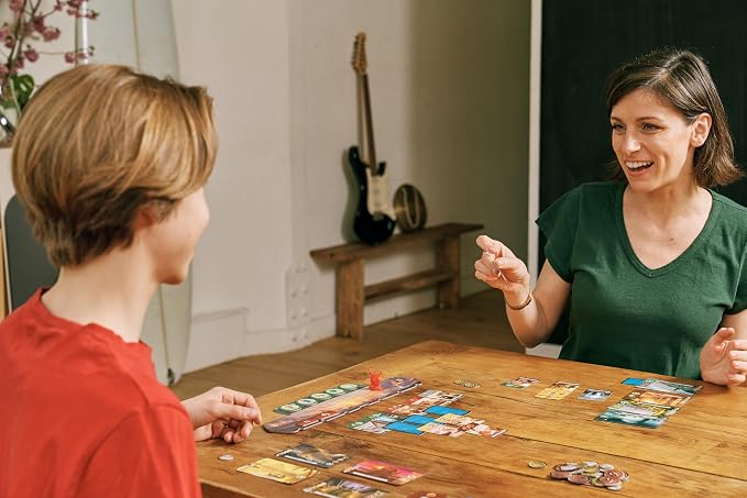 Asmodee 7 Wonders Duel Board Game BASE GAME - Intense Two-Player Battles in the Ancient World, Strategy Game for Kids and Adults, Ages 10+, 2 Players, 30 Minute Playtime | Build a civilization and outwit your rival through three Ages. Ages 10+, 2 Playe...