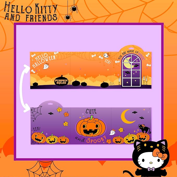 Horizon Group USA Puffy Sticker Playset for Kids, Hello Kitty Halloween
